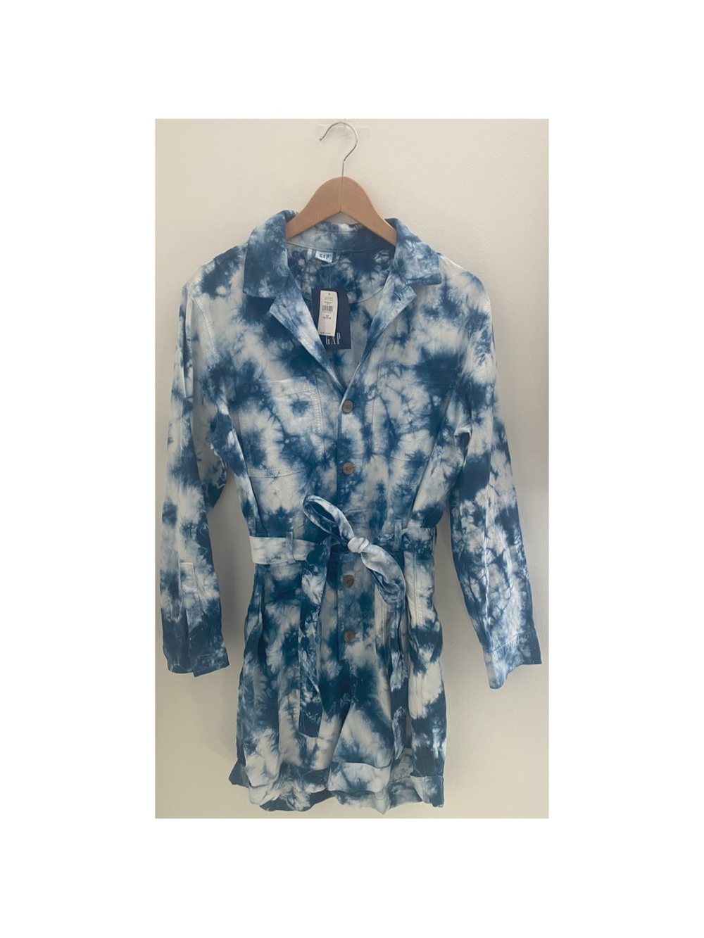 NWT GAP Tie-Dye Romper Women’s 10 Petite - Picture 5 of 5
